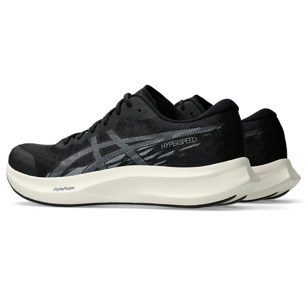 【アシックス ASICS】 ランニングシューズ ★幅：WIDE★ ハイパースピード4ワイド ブラック グレー 1011B876.001 スニーカー トレーニング 部活