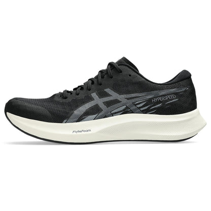 【アシックス ASICS】 ランニングシューズ ★幅：WIDE★ ハイパースピード4ワイド ブラック グレー 1011B876.001 スニーカー トレーニング 部活