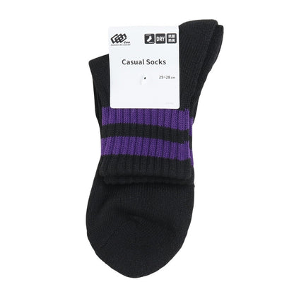 1足組 アンクル丈 ラインソックス 894Q4GSA0043 BLK