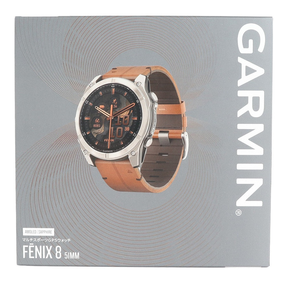 fenix 8 Sapphire AMOLED 51mm フラッグシップGPSウォッチ f851mmCh 010-02905-81 防水