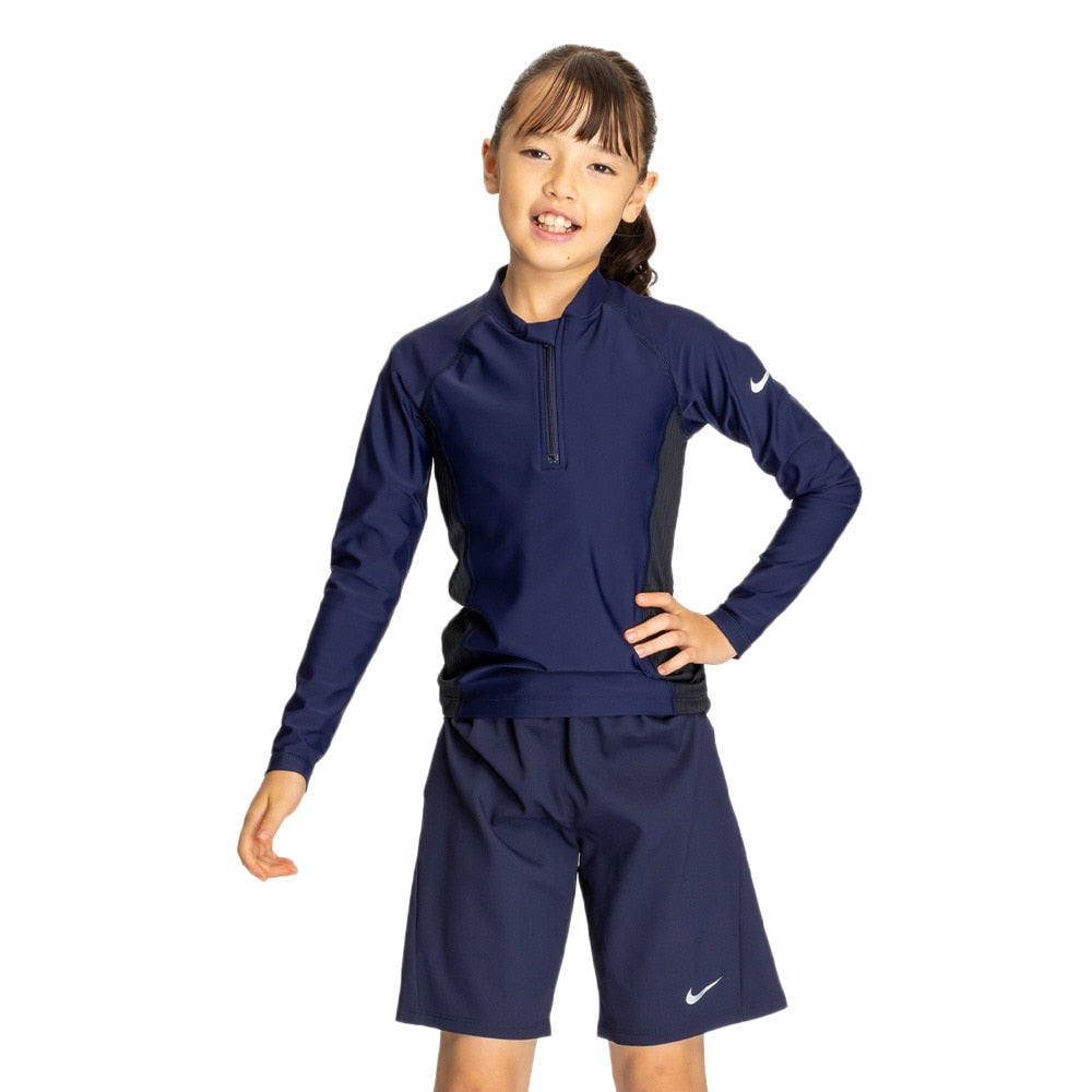 NIKE（ナイキ）】ジュニア スクール水着 ユニセックス長袖 ショーツ