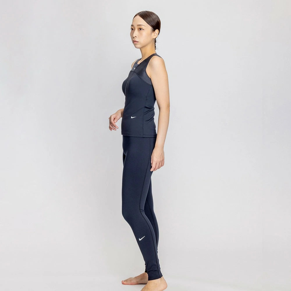 【NIKE（ナイキ）】レディース フィットネス水着 ジップ付き 袖なし レギンス セパレーツ 2993127