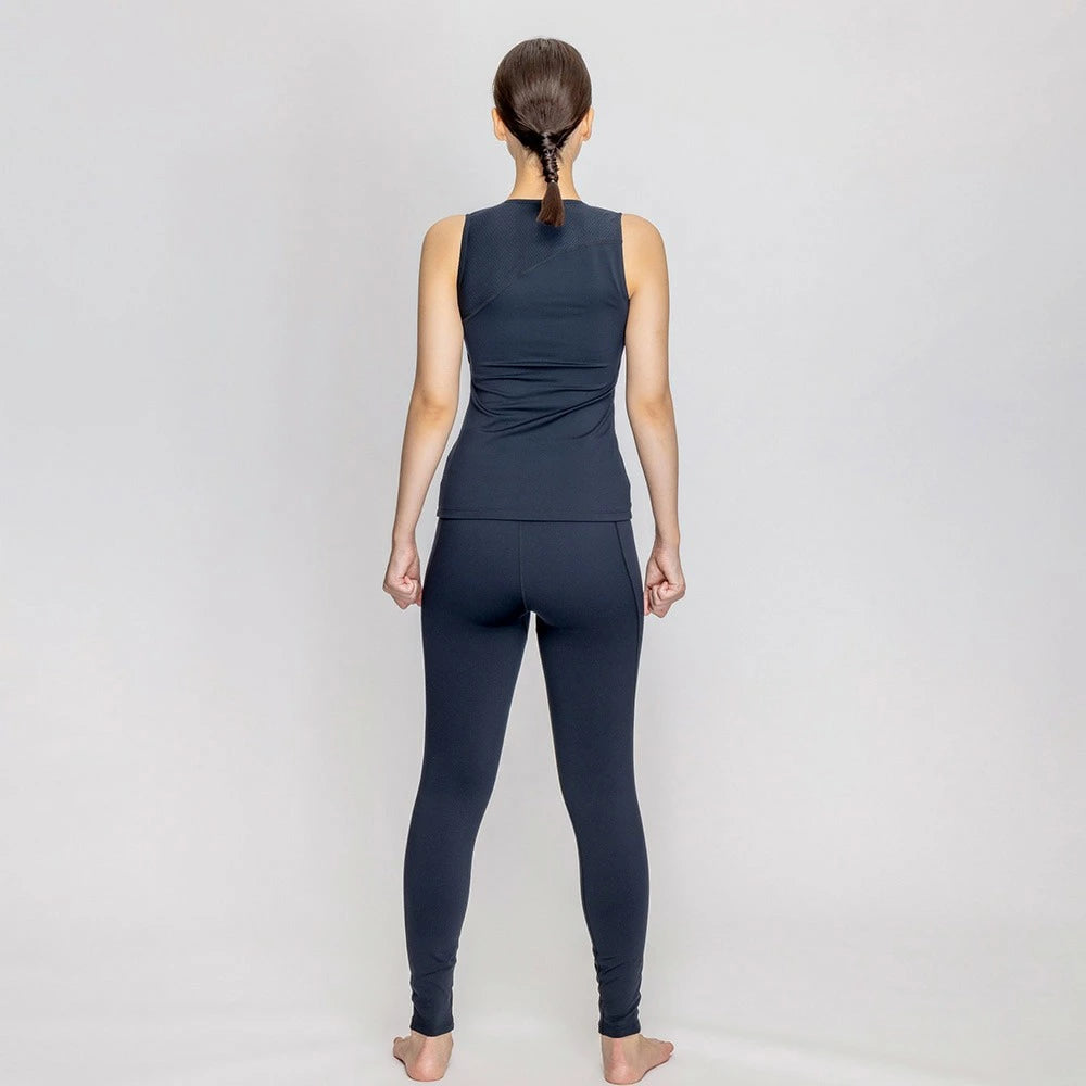 【NIKE（ナイキ）】レディース フィットネス水着 ジップ付き 袖なし レギンス セパレーツ 2993127