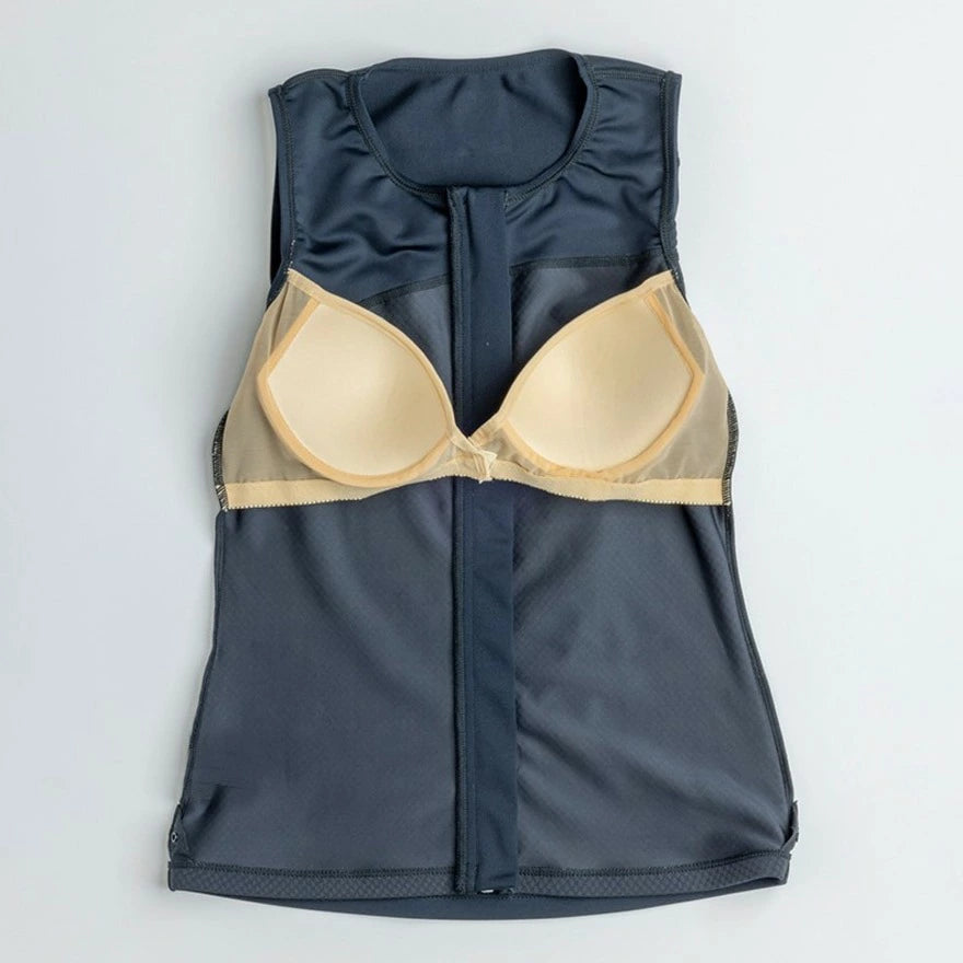 【NIKE（ナイキ）】レディース フィットネス水着 ジップ付き 袖なし レギンス セパレーツ 2993127