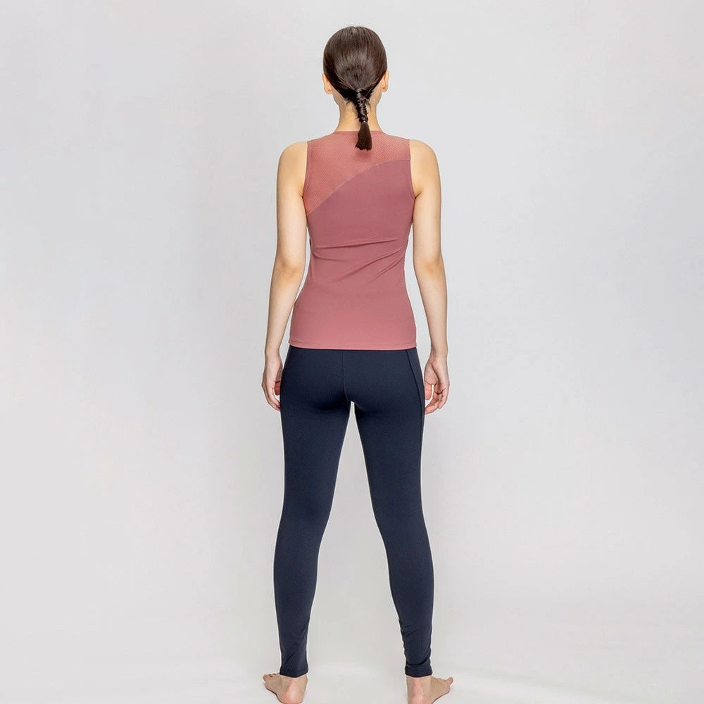 【NIKE（ナイキ）】レディース フィットネス水着 ジップ付き 袖なし レギンス セパレーツ 2993127