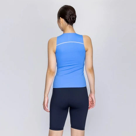 【NIKE（ナイキ）】レディース フィットネス水着 クロップド ジップ付き 袖なし セパレーツ 2993137