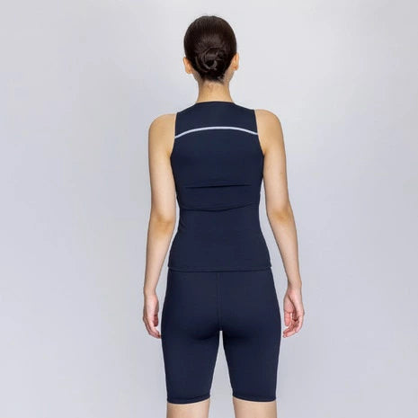 【NIKE（ナイキ）】レディース フィットネス水着 クロップド ジップ付き 袖なし セパレーツ 2993137