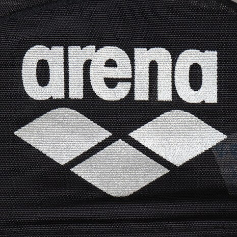 【arena（アリーナ）】水泳帽 スイムキャップ メッシュ AS5SSC41U BKSL