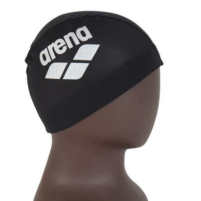 【arena（アリーナ）】水泳帽 スイムキャップ メッシュ AS5SSC41U BKSL