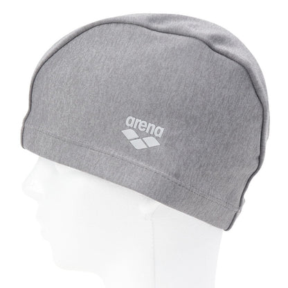 スイムキャップ アリーナ 水泳 テキスタイルキャップ ゆったりフィット グレー arena AS5SSC72U GYGY 男女兼用 ユニセックス ロゴ入り ロングヘアー 水泳帽