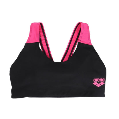 【arena（アリーナ）】レディース 競泳水着 ブラトップ 縫い込みパッド パッド付き トレーニング 練習用 ロゴ 入り  AS5SWM31L