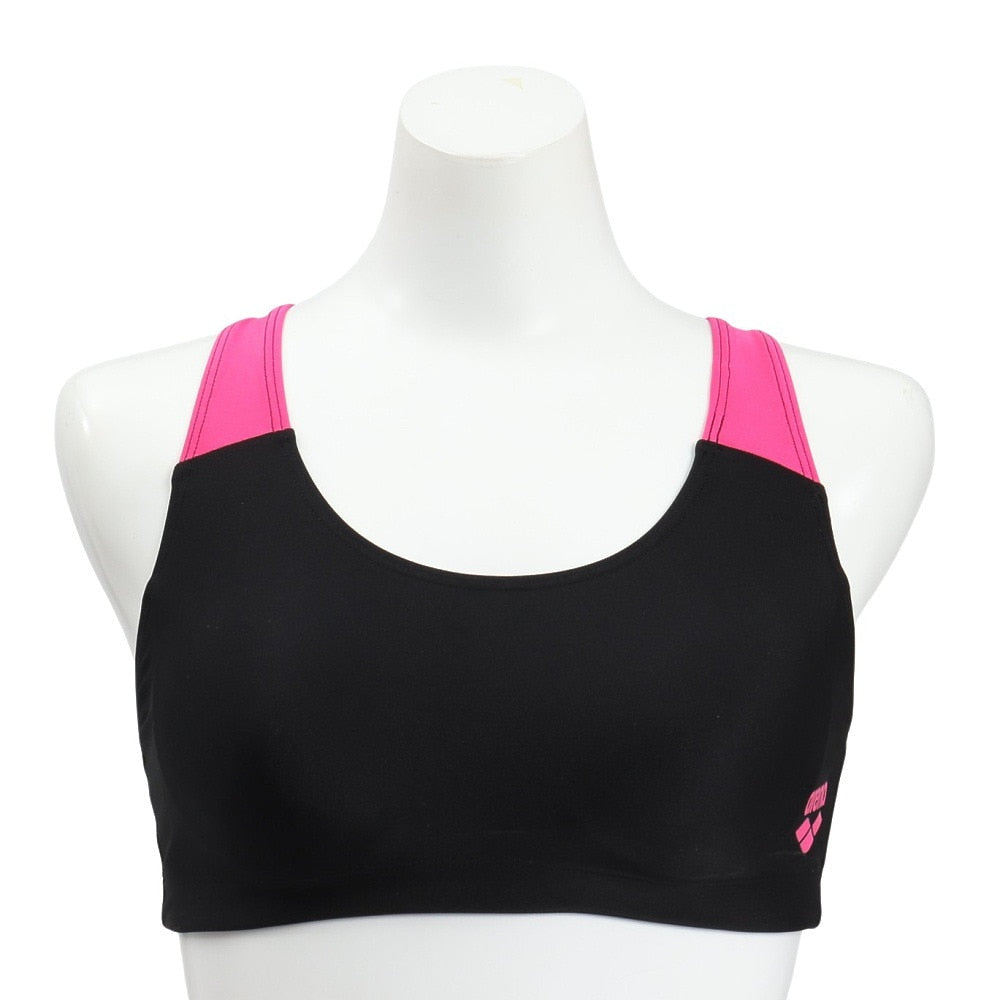 【arena（アリーナ）】レディース 競泳水着 ブラトップ 縫い込みパッド パッド付き トレーニング 練習用 ロゴ 入り  AS5SWM31L