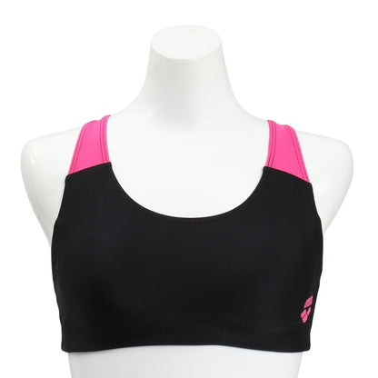 【arena（アリーナ）】レディース 競泳水着 ブラトップ 縫い込みパッド パッド付き トレーニング 練習用 ロゴ 入り  AS5SWM31L