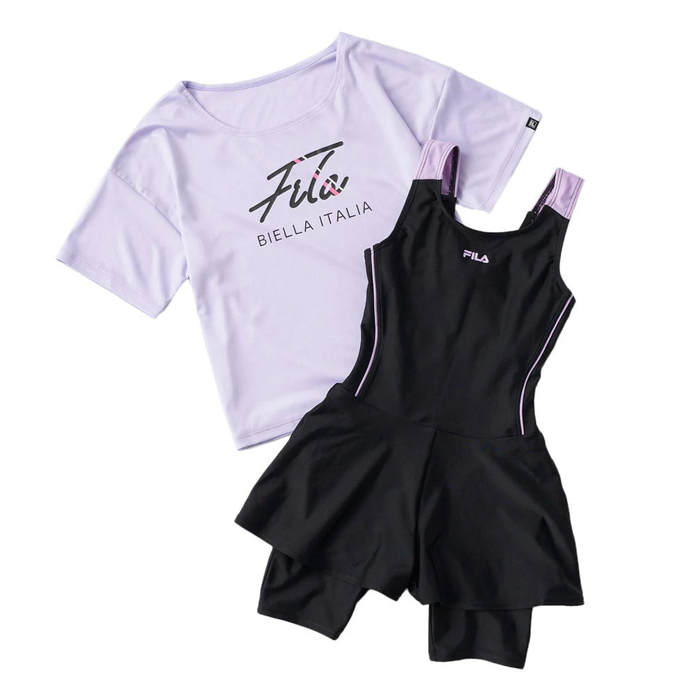 【FILA（フィラ）】ジュニア 女子 スクール水着 Tシャツセット オンスクール 125665