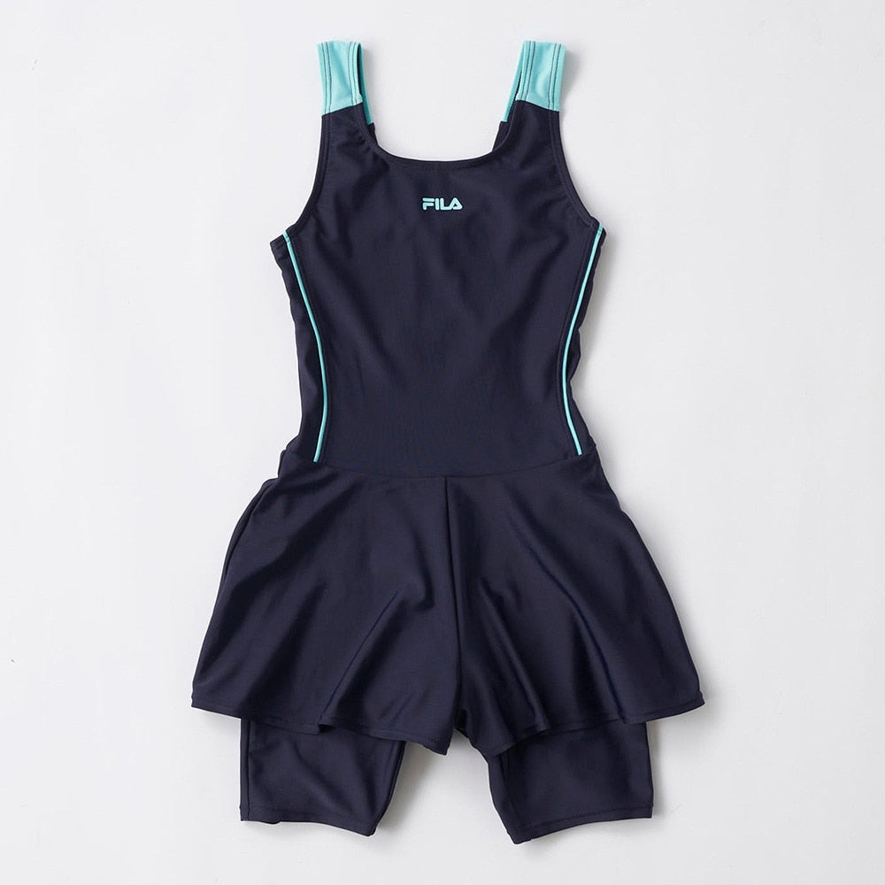 【FILA（フィラ）】ジュニア 女子 スクール水着 Tシャツセット オンスクール 125665