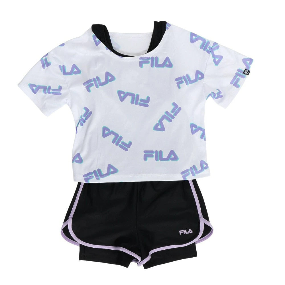 【FILA（フィラ）】ジュニア 女子 スクール水着 Ｔシャツセット オンスクール 125666