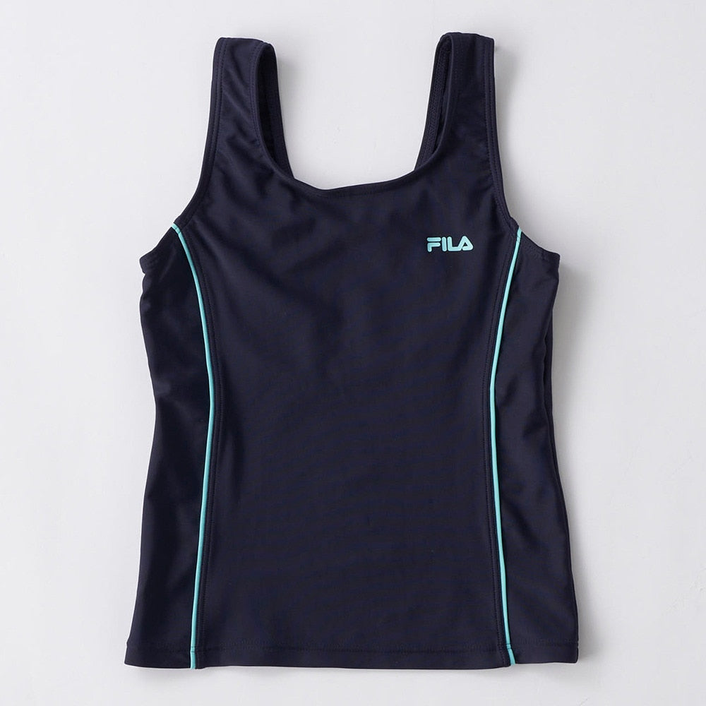 FILA（フィラ）】ジュニア 女子 スクール水着 Tシャツセット オン