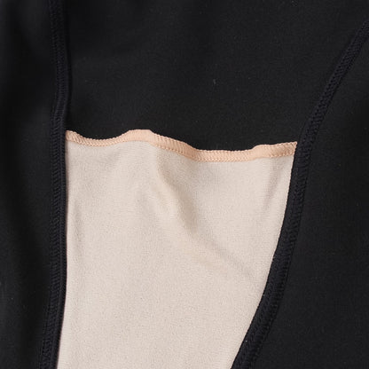 水着 フィットネスワンピーススパッツ 水泳 アクアエクサ 黒 青 M-LLサイズ AS5SWF00L BKBL オープンバック ハーフレッグ丈