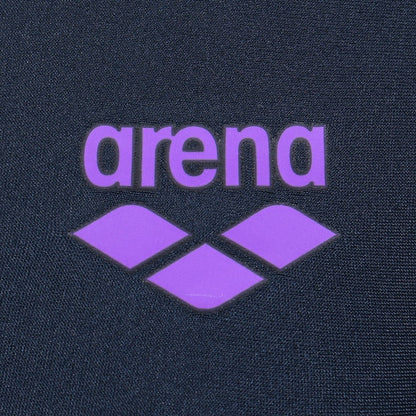 フィットネス水着 アクアエクサ フィットネスワンピーススパッツ ブラック×ブルー S-3Lサイズ AS5SWF02L BKBL