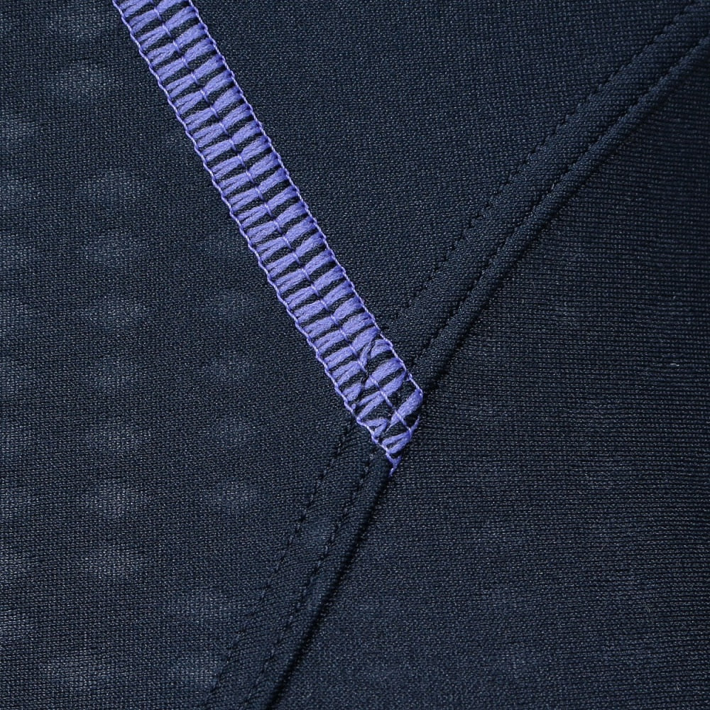 フィットネス水着 アクアエクサ フィットネスワンピーススパッツ ブラック×ブルー S-3Lサイズ AS5SWF02L BKBL