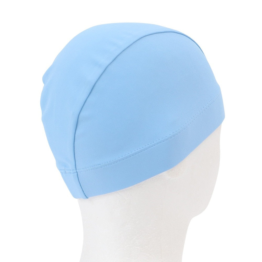 【arena（アリーナ）】水泳帽 テキスタイル ライトブルー 54-59センチ AS5SSC71U BL02