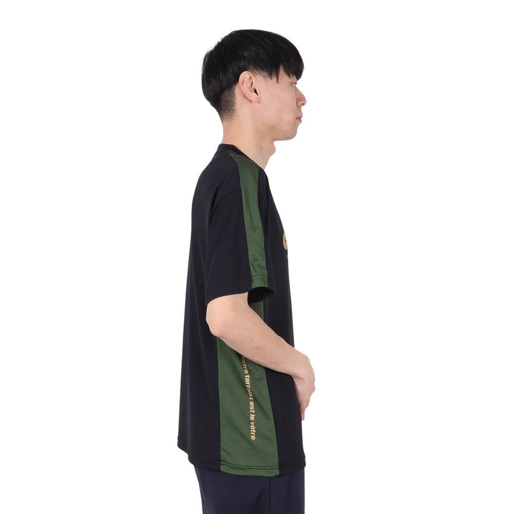 ドライプラスクール シャインブロック UV WAKI 半袖Tシャツ 5S0030-TRCT-863ES BLK