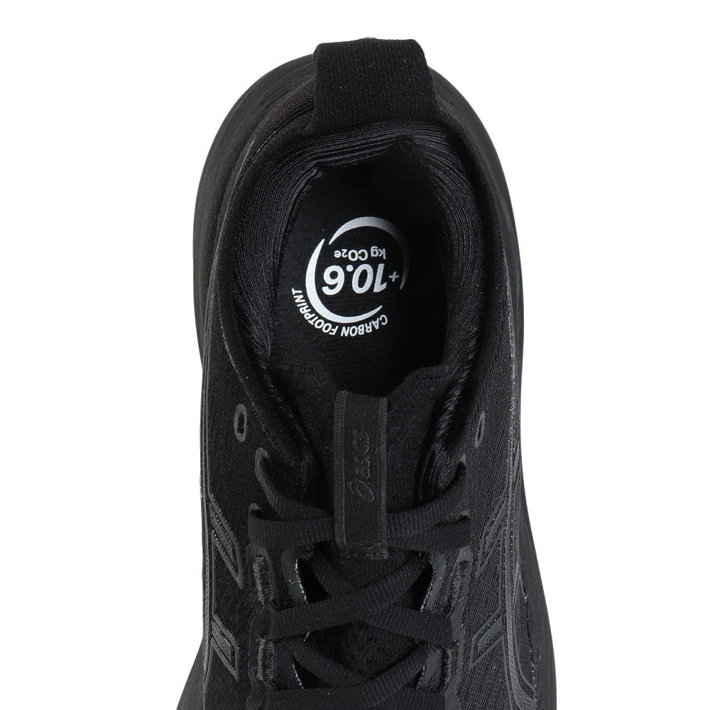 ランニングシューズ ゲルニンバス27 ブラック グレー 1011B958.001 スニーカー クッション GEL-NIMBUS 27