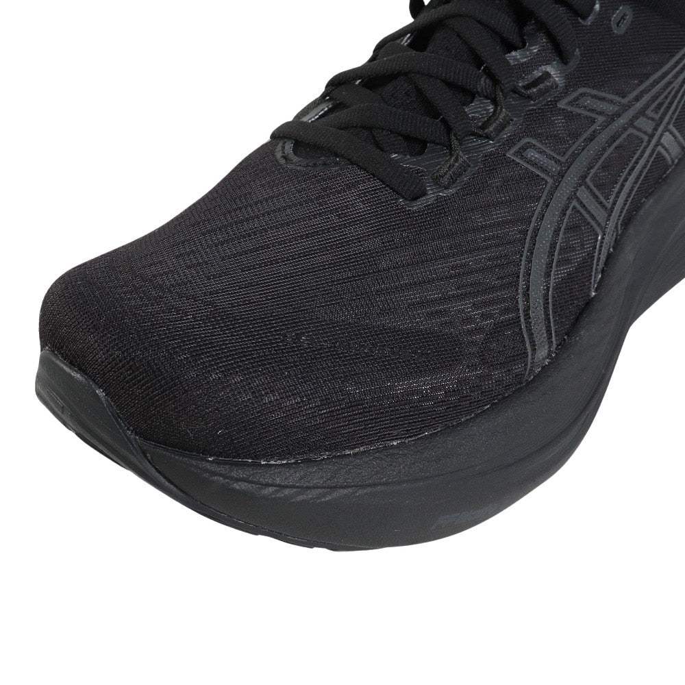 ランニングシューズ ゲルニンバス27 ブラック グレー 1011B958.001 スニーカー クッション GEL-NIMBUS 27