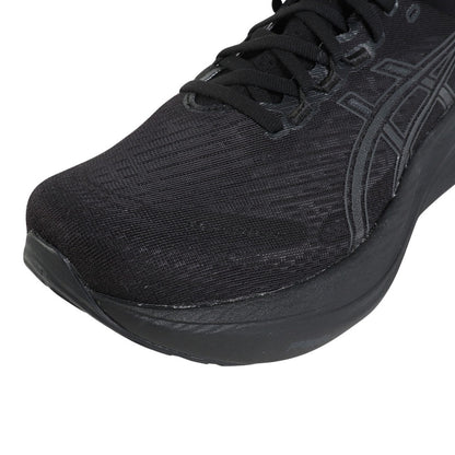 ランニングシューズ ゲルニンバス27 ブラック グレー 1011B958.001 スニーカー クッション GEL-NIMBUS 27