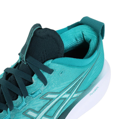 ランニングシューズ ゲルニンバス27 ターコイズ 1011B958.400 スニーカー クッション 快適 GEL-NIMBUS 27