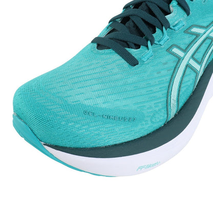 ランニングシューズ ゲルニンバス27 ターコイズ 1011B958.400 スニーカー クッション 快適 GEL-NIMBUS 27