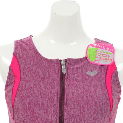 ★セール価格 4/30 23:59まで★ 【arena（アリーナ）】レディース フィットネス水着 大きめカラースナップ付き セパレーツ LAR3241W