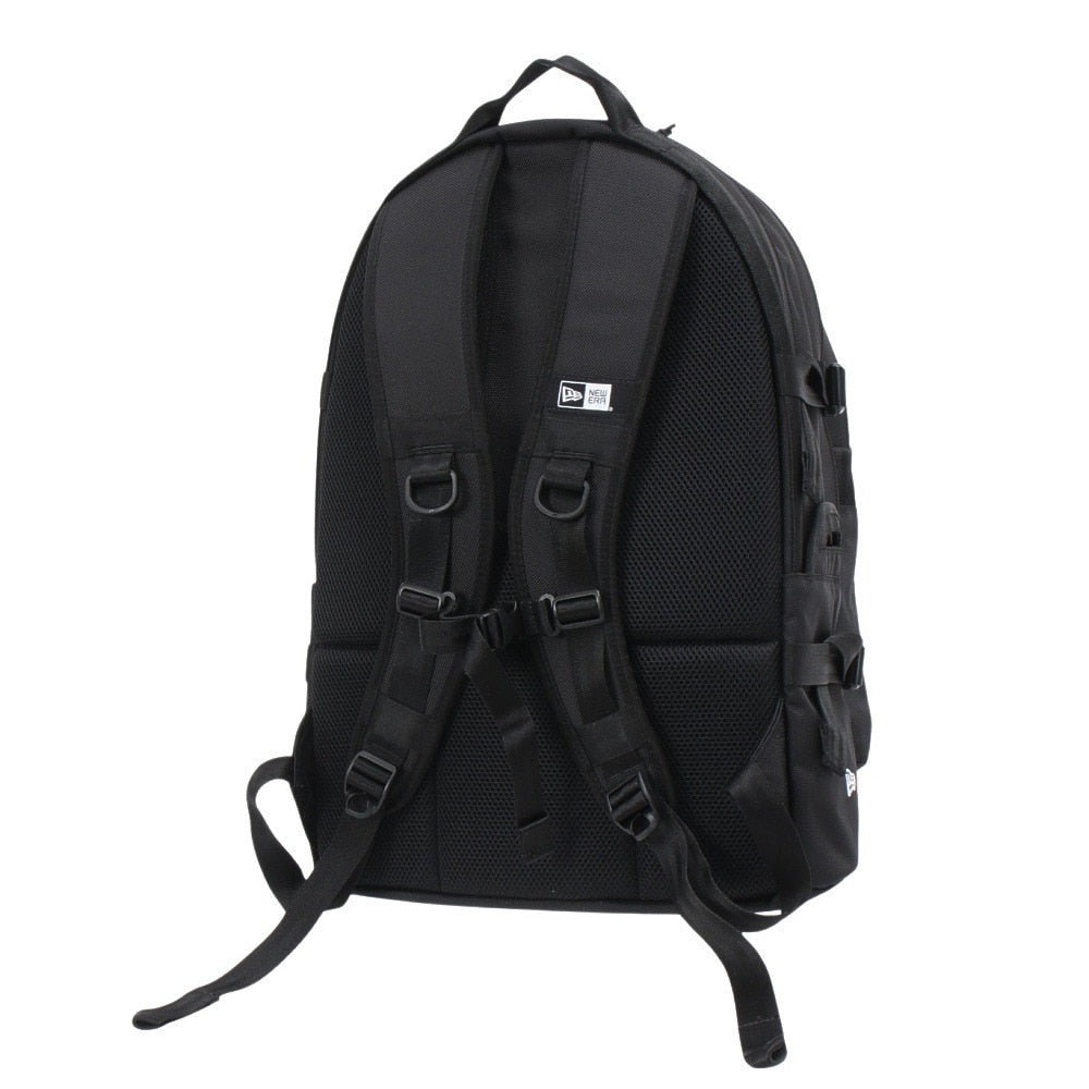 キャリアパック 黒 35L プリントロゴ 14521347 大容量 PC収納 新調 会社 学校 学生 通勤 通学 シンプル