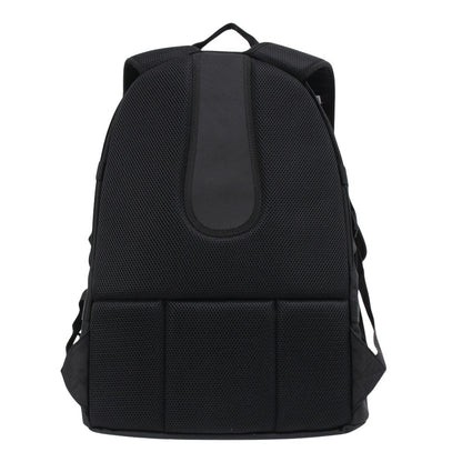 キャリアパック 黒 35L プリントロゴ 14521347 大容量 PC収納 新調 会社 学校 学生 通勤 通学 シンプル