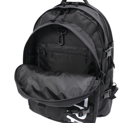 キャリアパック 黒 35L プリントロゴ 14521347 大容量 PC収納 新調 会社 学校 学生 通勤 通学 シンプル