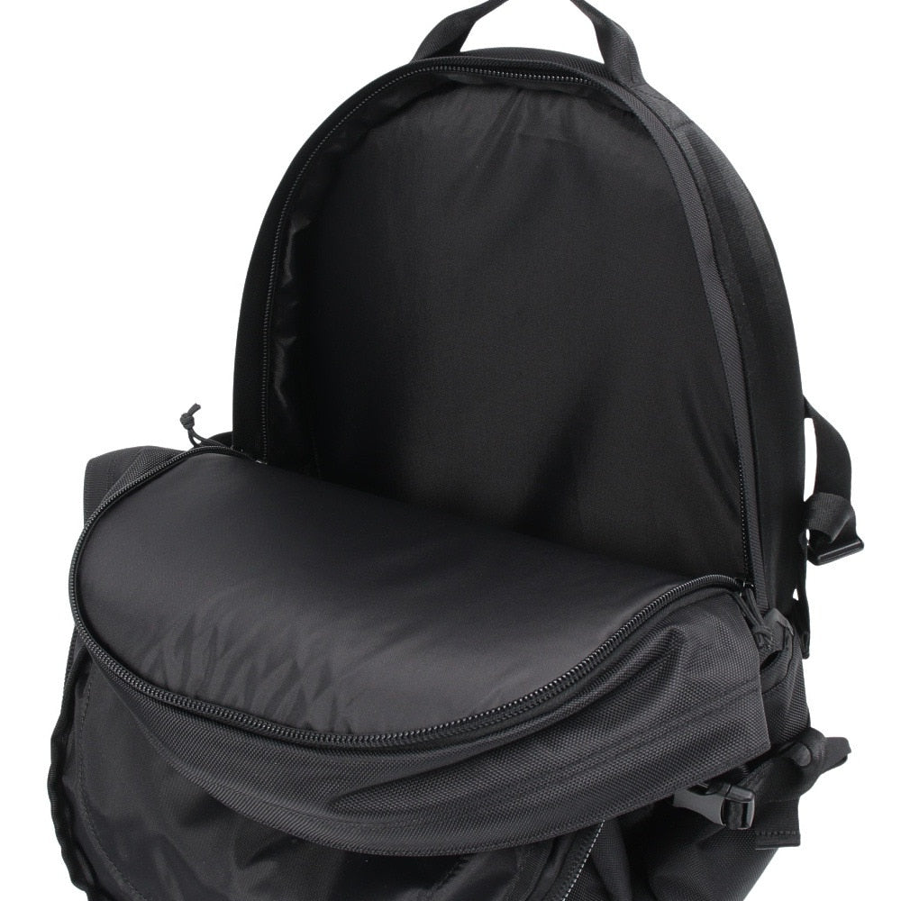 キャリアパック 黒 35L プリントロゴ 14521347 大容量 PC収納 新調 会社 学校 学生 通勤 通学 シンプル