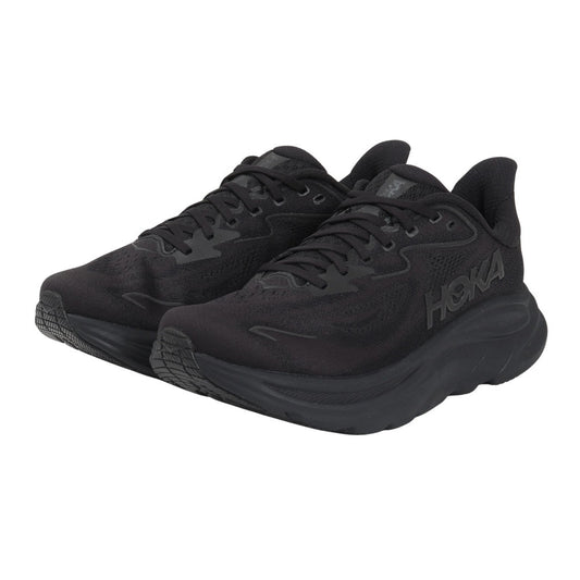 ランニングシューズ ジョギングシューズ クリフトン 10 ワイド ブラック 1162032-BBLC スニーカー ラン ウォーク 超軽量 クッション性