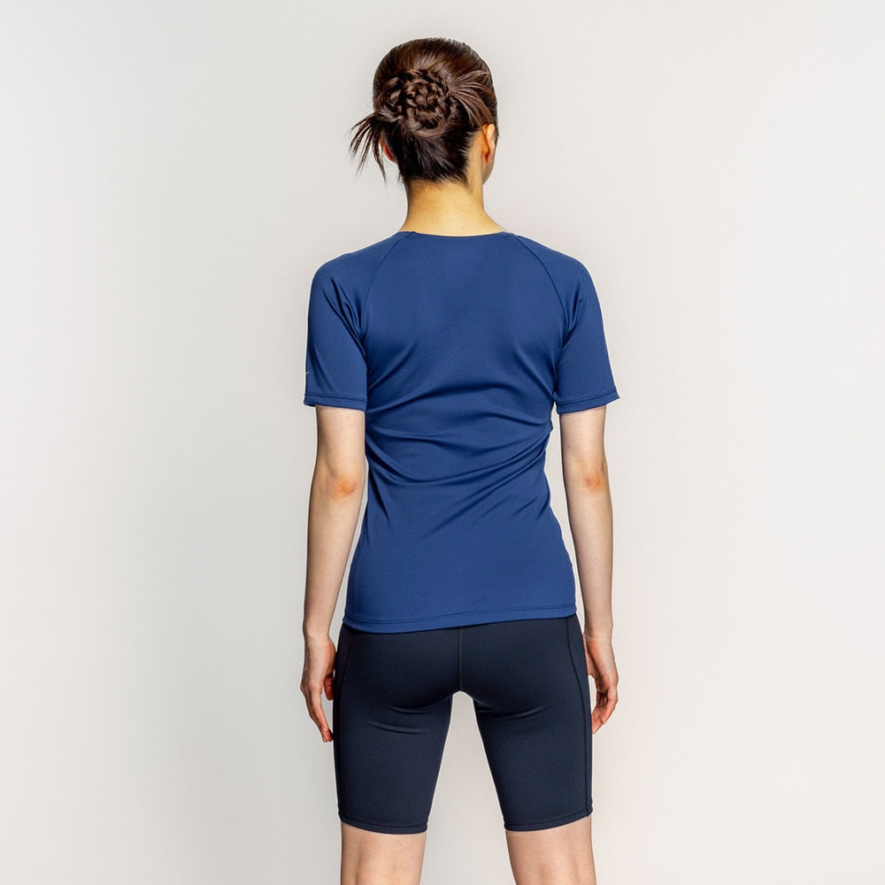 【NIKE（ナイキ）】レディース フィットネス水着 ジップ付き 半袖 セパレーツ 2993145