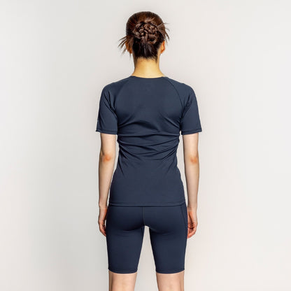 【NIKE（ナイキ）】レディース フィットネス水着 ジップ付き 半袖 セパレーツ 2993145