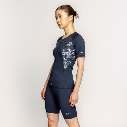 【NIKE（ナイキ）】レディース フィットネス水着 ジップ付き 半袖 セパレーツ 2993145