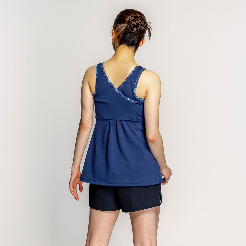 【 NIKE（ナイキ）】 レディース フィットネス水着 ふんわりシルエット 2in1パンツ セパレーツ 上下セット 299314