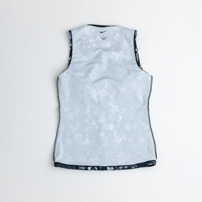 【NIKE ナイキ】レディース フィットネス水着 2993148  総柄ジップ付きセパレーツ ノースリーブ 袖なし セパレート 上下セット フロントジップ