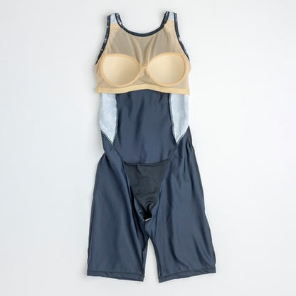 【NIKE ナイキ】レディース フィットネス水着 レッグスーツ 足つき スパッツ オールインワン 2993151