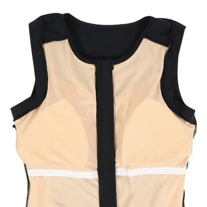 【Ryuna（リュウナ）】レディース フィットネス水着 袖なし セパレート NB2513R