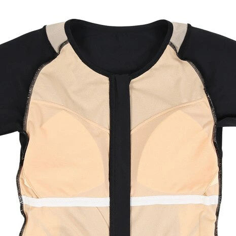 【Ryuna（リュウナ）】レディース フィットネス水着 半袖 セパレート NB2514R