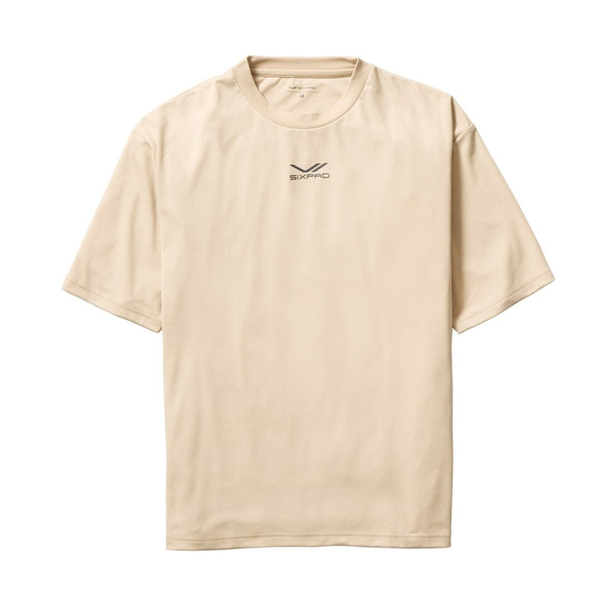 リカバリーウェア スリープトップ 半袖Tシャツ ベージュ L SO-AR-20C-L 遠赤外線 コンディショニングウェア