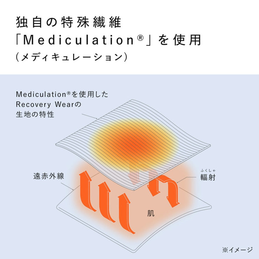 リカバリーウェア スリープハーフパンツ 黒 Lサイズ SO-AS-03C-L 遠赤外線 コンディショニングウェア