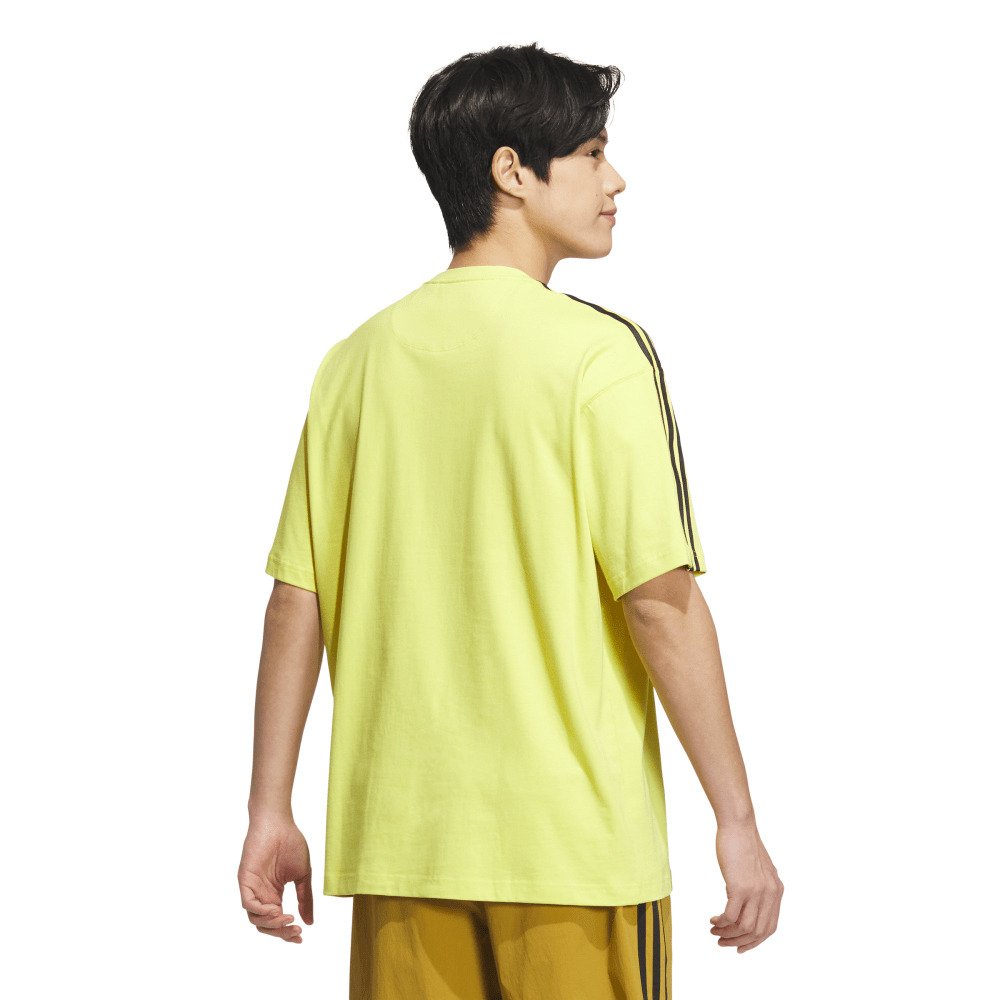 エッセンシャルズ プラス ルーズフィット スリーストライプス 半袖Tシャツ JUP90-JW6948
