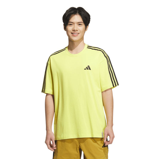 エッセンシャルズ プラス ルーズフィット スリーストライプス 半袖Tシャツ JUP90-JW6948