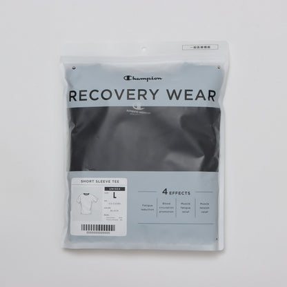 リカバリーウェア RECOVERY 半袖 Tシャツ 黒 S-LLサイズ C3-CS390 090 一般医療機器 ルームウェア
